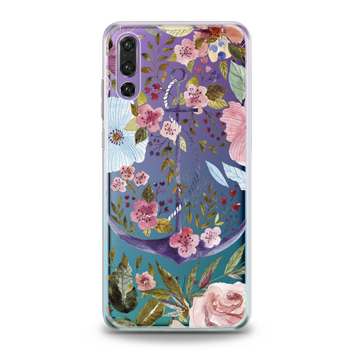 Lex Altern Beautiful Floral Anchor Huawei Honor Case