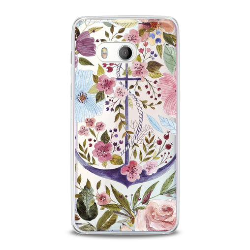 Lex Altern Beautiful Floral Anchor HTC Case