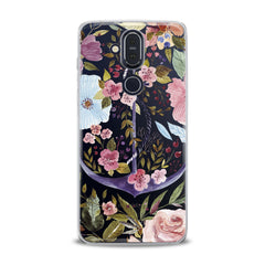 Lex Altern TPU Silicone Nokia Case Beautiful Floral Anchor