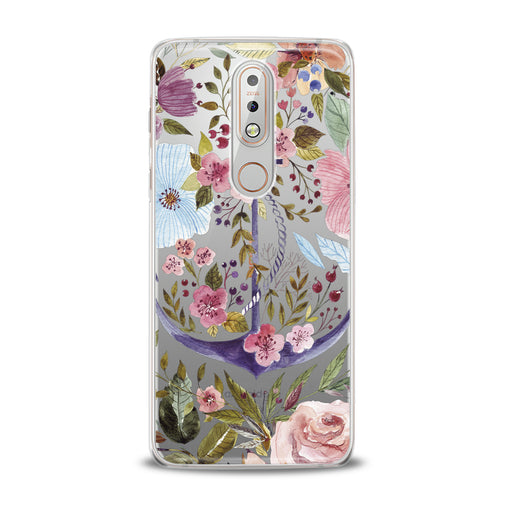 Lex Altern Beautiful Floral Anchor Nokia Case
