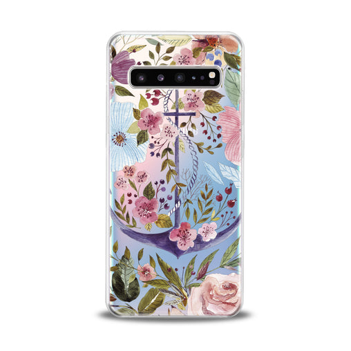 Lex Altern Beautiful Floral Anchor Samsung Galaxy Case
