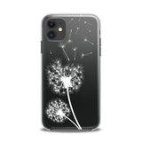 Lex Altern TPU Silicone iPhone Case White Dandelion