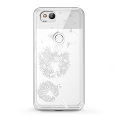 Lex Altern TPU Silicone Google Pixel Case White Dandelion