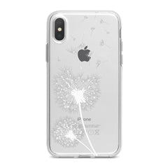 Lex Altern TPU Silicone Phone Case White Dandelion