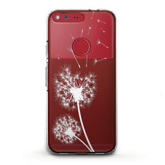 Lex Altern TPU Silicone Phone Case White Dandelion