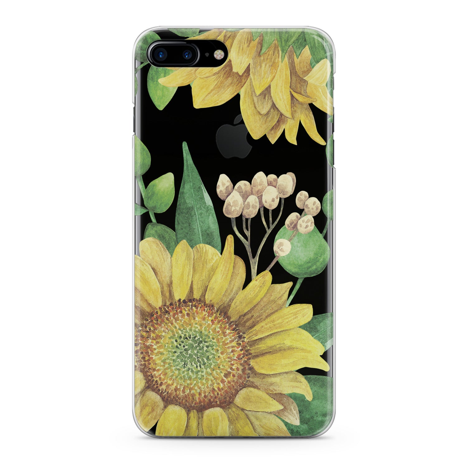 Lex Altern Watercolor Sunflower Phone Case for your iPhone & Android phone.