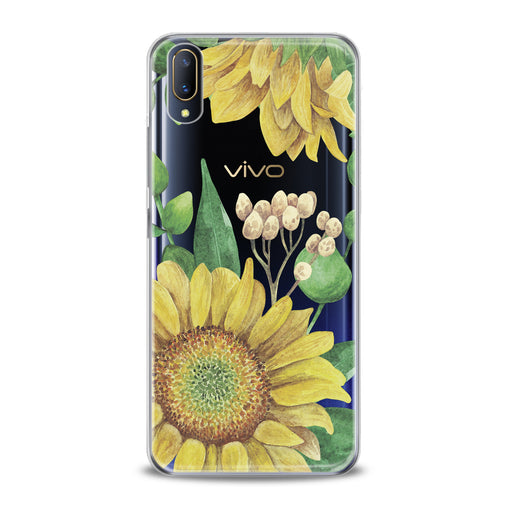 Lex Altern Watercolor Sunflower Vivo Case