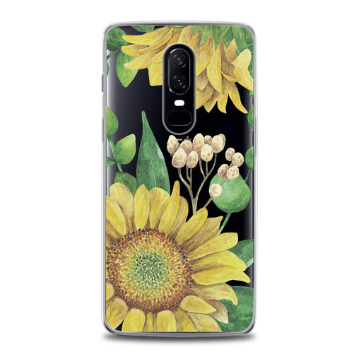 Lex Altern Watercolor Sunflower OnePlus Case