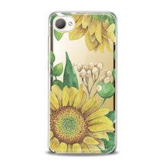 Lex Altern TPU Silicone HTC Case Watercolor Sunflower
