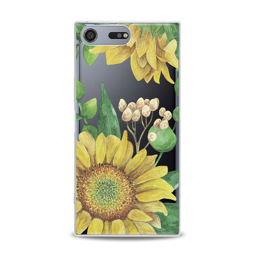 Lex Altern Watercolor Sunflower Sony Xperia Case