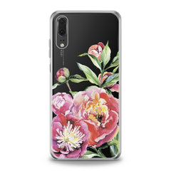 Lex Altern TPU Silicone Huawei Honor Case Garden Peony Pattern