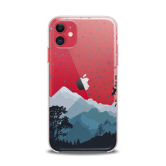 Lex Altern TPU Silicone iPhone Case Watercolor Mountains