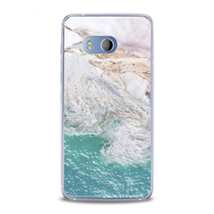 Lex Altern TPU Silicone HTC Case Sea Marble Pattern