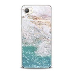Lex Altern TPU Silicone HTC Case Sea Marble Pattern