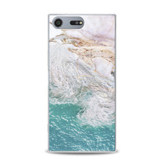 Lex Altern TPU Silicone Sony Xperia Case Sea Marble Pattern