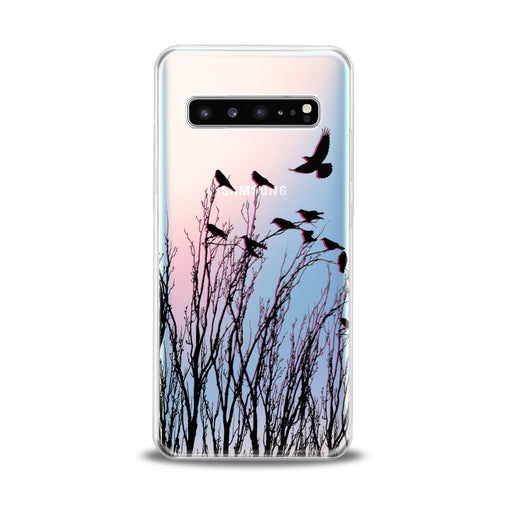 Lex Altern Amazing Raven Pattern Samsung Galaxy Case
