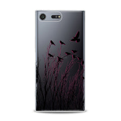 Lex Altern TPU Silicone Sony Xperia Case Amazing Raven Pattern