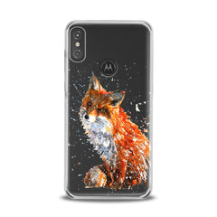 Lex Altern TPU Silicone Motorola Case Painted Fox Theme