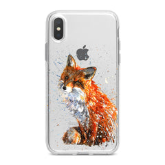 Lex Altern TPU Silicone Phone Case Painted Fox Theme