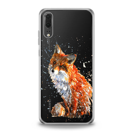 Lex Altern Painted Fox Theme Huawei Honor Case
