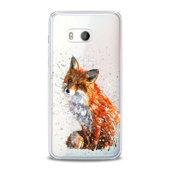 Lex Altern TPU Silicone HTC Case Painted Fox Theme