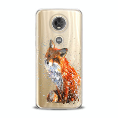 Lex Altern TPU Silicone Motorola Case Painted Fox Theme