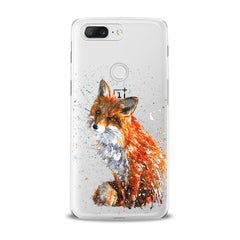Lex Altern TPU Silicone OnePlus Case Painted Fox Theme