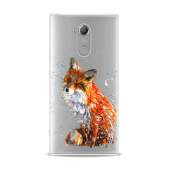 Lex Altern TPU Silicone Sony Xperia Case Painted Fox Theme