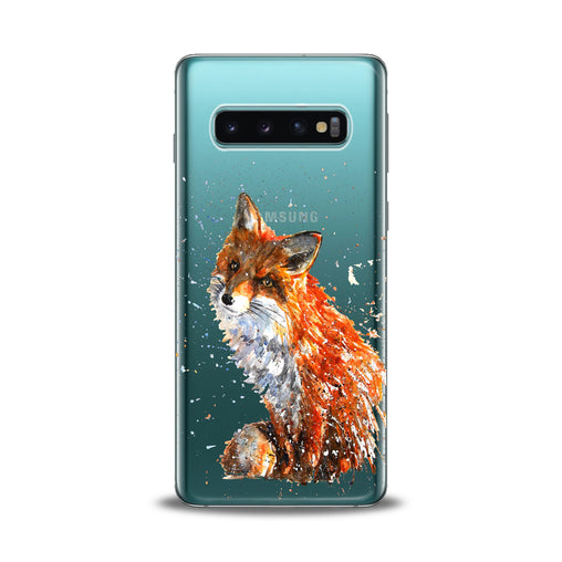 Lex Altern Painted Fox Theme Samsung Galaxy Case