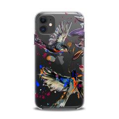 Lex Altern TPU Silicone iPhone Case Watercolor Birds