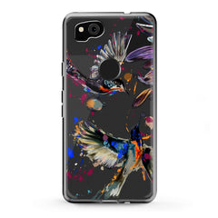 Lex Altern TPU Silicone Google Pixel Case Watercolor Birds
