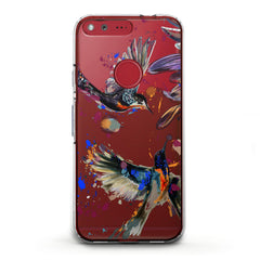 Lex Altern TPU Silicone Google Pixel Case Watercolor Birds