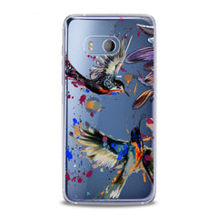 Lex Altern TPU Silicone HTC Case Watercolor Birds