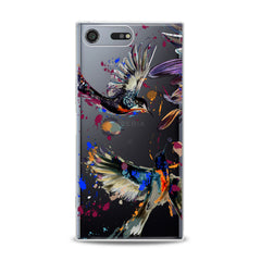 Lex Altern TPU Silicone Sony Xperia Case Watercolor Birds