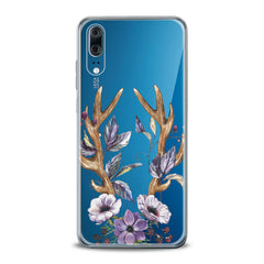 Lex Altern TPU Silicone Huawei Honor Case Floral Antlers Art
