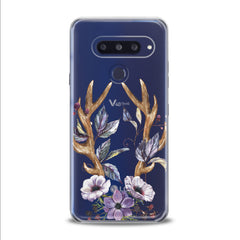 Lex Altern TPU Silicone LG Case Floral Antlers Art