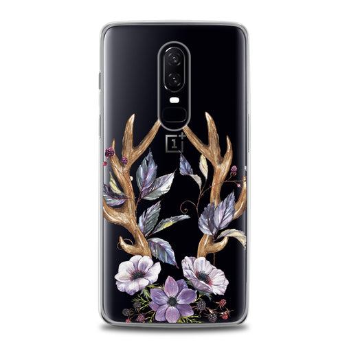 Lex Altern Floral Antlers Art OnePlus Case