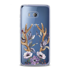 Lex Altern Floral Antlers Art HTC Case