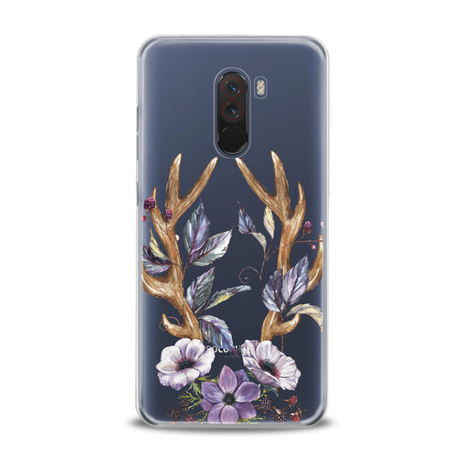 Lex Altern Floral Antlers Art Xiaomi Redmi Mi Case