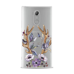 Lex Altern TPU Silicone Sony Xperia Case Floral Antlers Art
