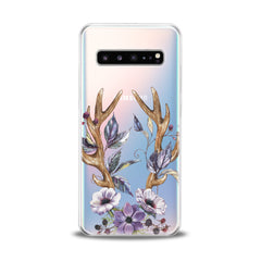 Lex Altern TPU Silicone Samsung Galaxy Case Floral Antlers Art