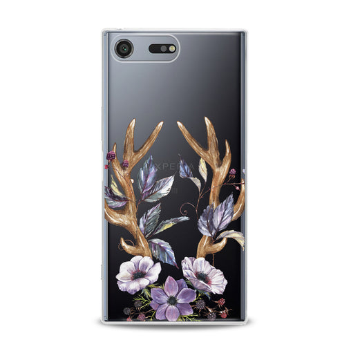 Lex Altern Floral Antlers Art Sony Xperia Case