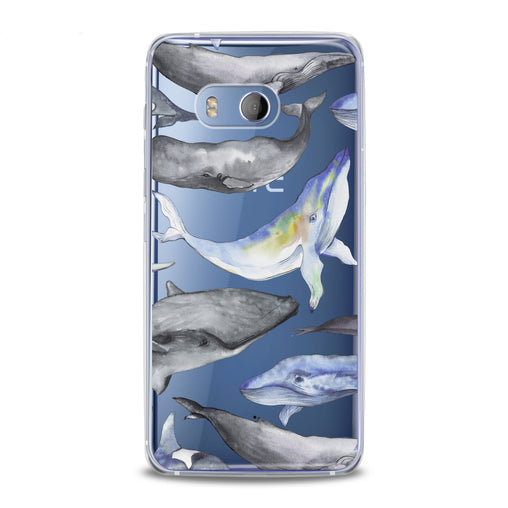 Lex Altern Funny Whale Print HTC Case