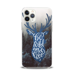 Lex Altern TPU Silicone iPhone Case Blue Deer Theme