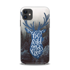 Lex Altern TPU Silicone iPhone Case Blue Deer Theme