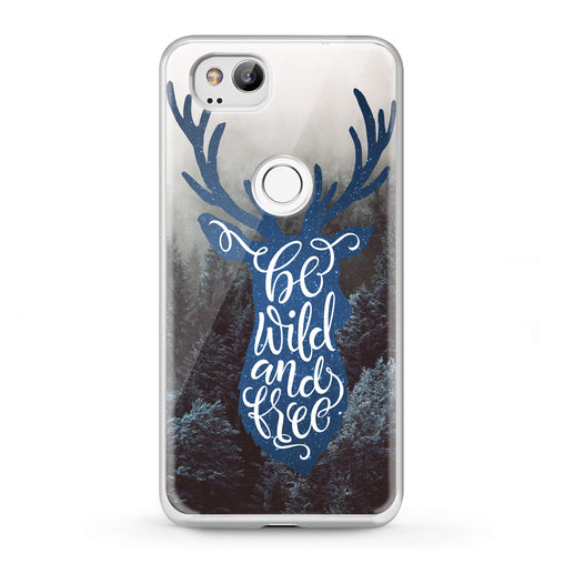 Lex Altern Google Pixel Case Blue Deer Theme