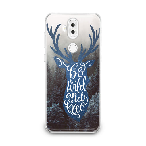Lex Altern Blue Deer Theme Asus Zenfone Case