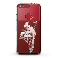 Lex Altern TPU Silicone Phone Case Floral Wolf