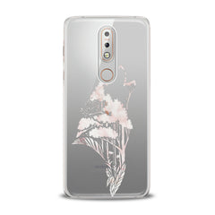 Lex Altern TPU Silicone Nokia Case Floral Wolf