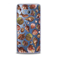 Lex Altern TPU Silicone HTC Case Seashells Pattern